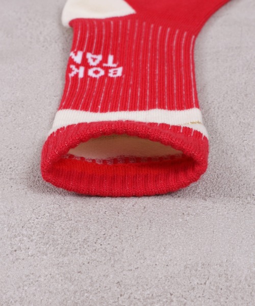 BOKU HA TANOSII（ボク　ハ　タノシイ）の「【BOKU HA TANOSII】別注ラメラインソックス/16-18cm（ソックス/靴下・キッズ・ホワイト/レッド/ブルー・16-18cm）」の9枚目の写真