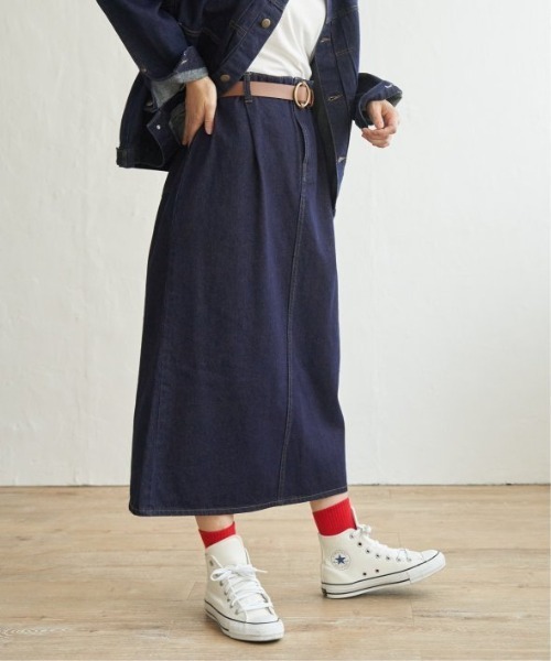 LBC(エルビーシー)の「【選べるセットアップ】LBC ステッチナロースカート(スカート・レディース・オフホワイト/ライトブルー/ネイビー・M/L)」の22枚目の写真