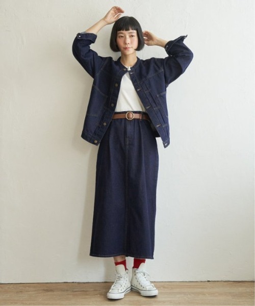 LBC(エルビーシー)の「【選べるセットアップ】LBC ステッチナロースカート(スカート・レディース・オフホワイト/ライトブルー/ネイビー・M/L)」の17枚目の写真