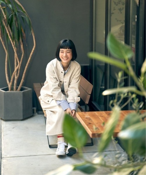 LBC(エルビーシー)の「【選べるセットアップ】LBC ステッチナロースカート(スカート・レディース・オフホワイト/ライトブルー/ネイビー・M/L)」の12枚目の写真