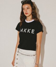 ロゴスタッズTシャツ(ブラック)