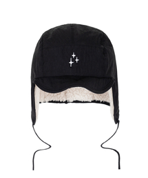 NEUFETBLEU（ヌフエブル）の「NEB fleece reversible trooper hat (black)（ハット）」