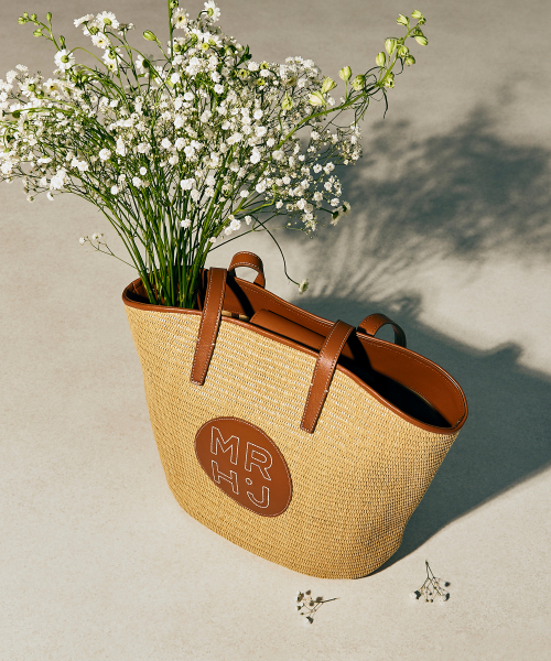 MARHEN.J(マルヘンジェイ)の「モネ ラタン (MONET RATTAN) かごバッグ(ショルダーバッグ・メンズ・ブラウン・FREE)」の2枚目の写真