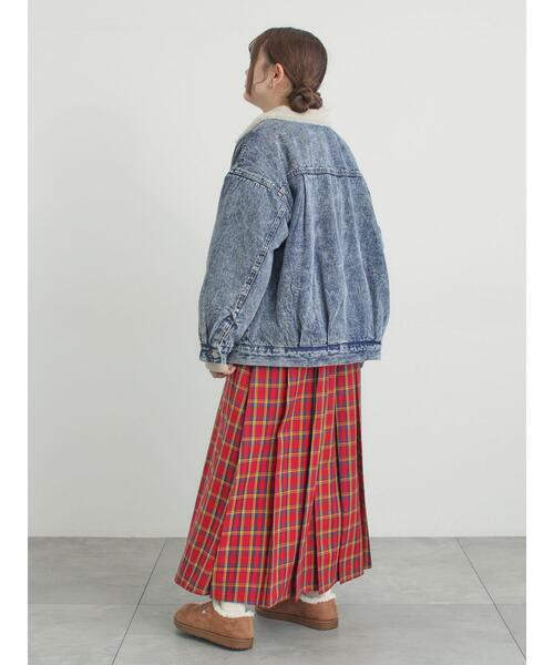 Samansa Mos2（サマンサ モスモス）の「【帯電防止裏地】柄アソートプリーツスカート（スカート・レディース・ベージュ/チャコールグレー/レッド/グリーン・F）」の18枚目の写真