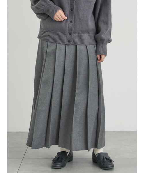 Samansa Mos2（サマンサ モスモス）の「【帯電防止裏地】柄アソートプリーツスカート（スカート・レディース・ベージュ/チャコールグレー/レッド/グリーン・F）」の20枚目の写真