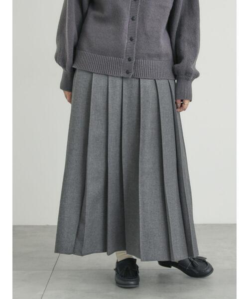 Samansa Mos2（サマンサ モスモス）の「【帯電防止裏地】柄アソートプリーツスカート（スカート・レディース・ベージュ/チャコールグレー/レッド/グリーン・F）」の22枚目の写真