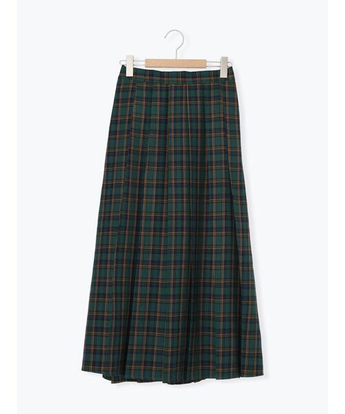 セール】【帯電防止裏地】柄アソートプリーツスカート（スカート