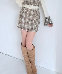 NOMAE | 【セットアップ対応】チェックミニタイトスカート(スカート)
