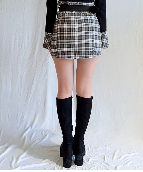 NOMAE（ノーマエ）の「【セットアップ対応】チェックミニタイトスカート（スカート・レディース・ホワイト系その他/ブラウン系その他/グレー系その他/ベージュ系その他・FREE）」の13枚目の写真