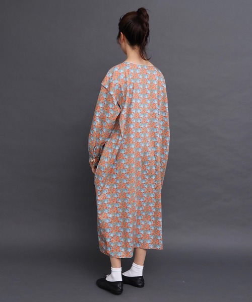 I am I in fact...（アイアムアイインファクト）の「Liberty over china ドレス（ワンピース・レディース・グリーン/オレンジ・FREE）」の16枚目の写真