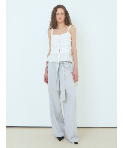 ETMON（エトモン）の「Back String Snap Pants Light Grey（その他パンツ・レディース・その他・FREE）」の2枚目の写真
