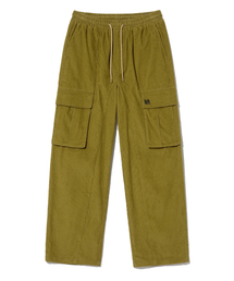 CORDUROY POCKET PANTS - BEIGE