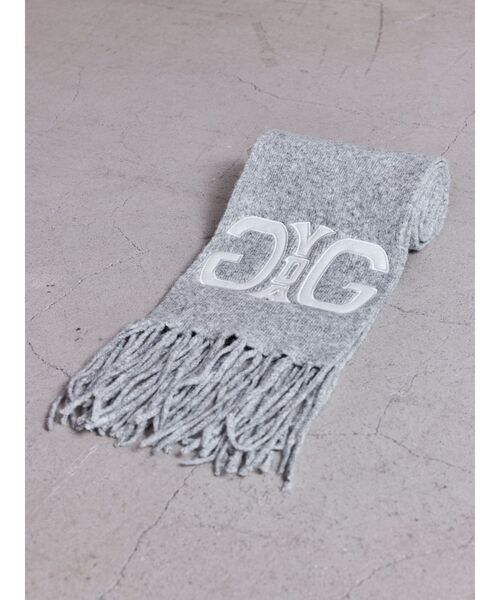 GYDA（ジェイダ）の「Symmetry GYDA original マフラー（マフラー・レディース・その他1/ブラック/その他2/グレー/その他・FREE）」の3枚目の写真