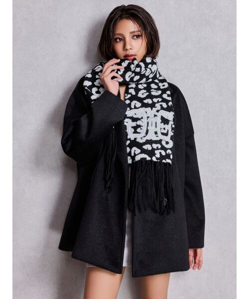 GYDA（ジェイダ）の「Symmetry GYDA original マフラー（マフラー・レディース・その他1/ブラック/その他2/グレー/その他・FREE）」の7枚目の写真