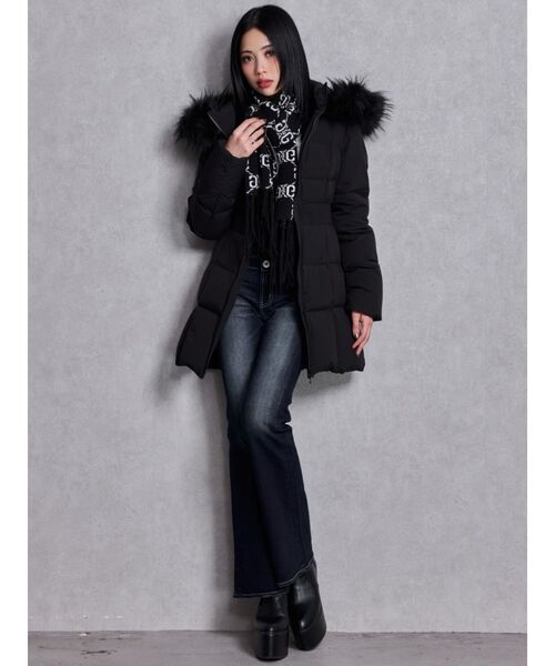 GYDA（ジェイダ）の「Symmetry GYDA original マフラー（マフラー・レディース・その他1/ブラック/その他2/グレー/その他・FREE）」の17枚目の写真