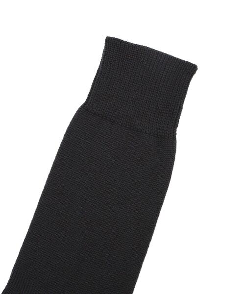 MARGARET HOWELL(マーガレットハウエル)の「COTTON WOOL PLAIN SOCKS(ソックス/靴下・メンズ・グレー/ブラック/グレー系その他・FREE)」の4枚目の写真