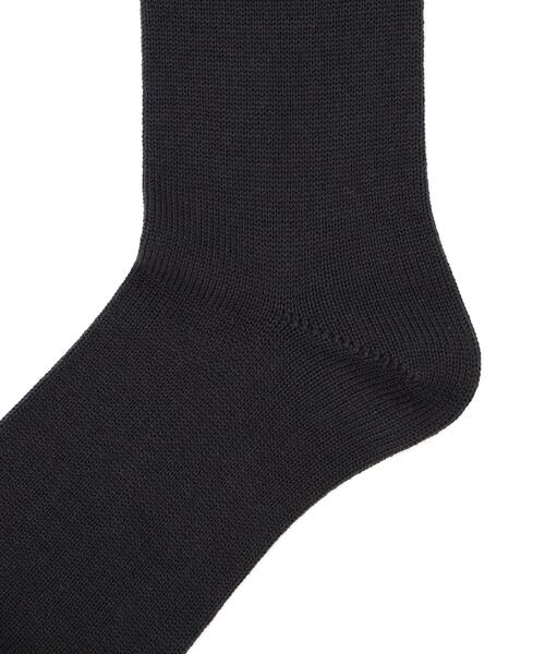 MARGARET HOWELL(マーガレットハウエル)の「COTTON WOOL PLAIN SOCKS(ソックス/靴下・メンズ・グレー/ブラック/グレー系その他・FREE)」の5枚目の写真