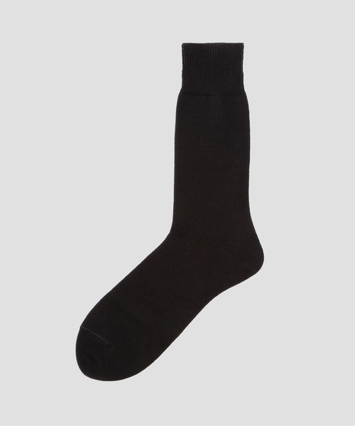 MARGARET HOWELL(マーガレットハウエル)の「COTTON WOOL PLAIN SOCKS(ソックス/靴下・メンズ・グレー/ブラック/グレー系その他・FREE)」の1枚目の写真