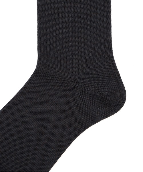 MARGARET HOWELL(マーガレットハウエル)の「COTTON WOOL PLAIN SOCKS(ソックス/靴下・メンズ・グレー/ブラック/グレー系その他・FREE)」の5枚目の写真
