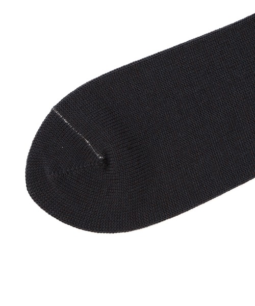 MARGARET HOWELL(マーガレットハウエル)の「COTTON WOOL PLAIN SOCKS(ソックス/靴下・メンズ・グレー/ブラック/グレー系その他・FREE)」の6枚目の写真