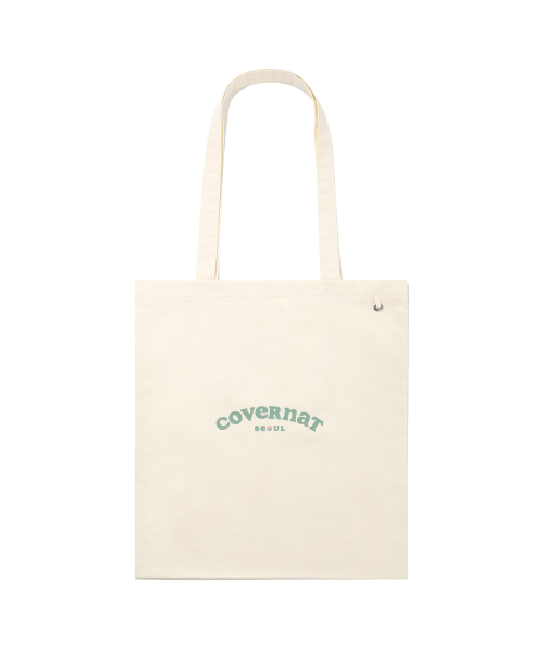 COVERNAT WOMAN(カバーナットウーマン)の「クローバーハートクーパーロゴソウルエコバッグクリーム(エコバッグ/サブバッグ・レディース・その他・FREE)」の1枚目の写真