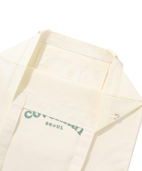 COVERNAT WOMAN(カバーナットウーマン)の「クローバーハートクーパーロゴソウルエコバッグクリーム(エコバッグ/サブバッグ・レディース・その他・FREE)」の6枚目の写真