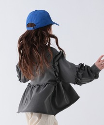 BAYFLOW（ベイフロー）の「[今すぐ着れて春にも活躍！]ウラケフリルプルオーバー(KIDS)（スウェット）」