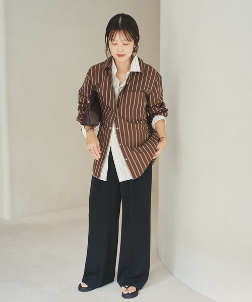 5stripe adjust シャツ（シャツ/ブラウス）｜Plage（プラージュ）の