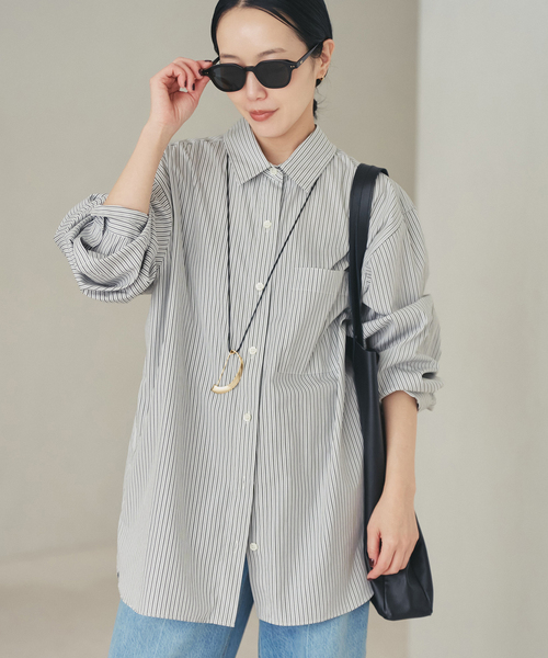 試着のみ⭐︎プラージュ26SS 5stripe adjust シャツ 5stripe adjust シャツ（シャツ/ブラウス）｜Plage（プラージュ）の