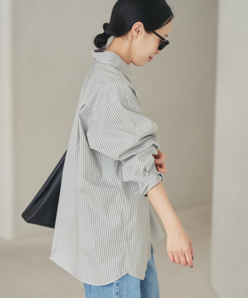 5stripe adjust シャツ（シャツ/ブラウス）｜Plage（プラージュ）の