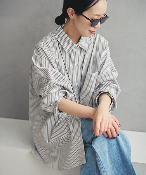今季 Plage 5stripe adjust シャツ 5stripe adjust シャツ（シャツ/ブラウス）｜Plage（プラージュ）の