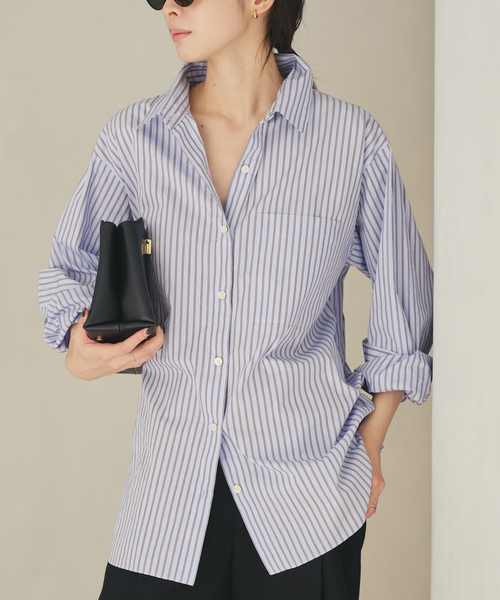 5stripe adjust シャツ（シャツ/ブラウス）｜Plage（プラージュ）の