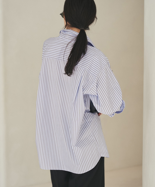 【plage】完売色　5stripe adjuster shirt 5stripe adjust シャツ（シャツ／ブラウス）｜Plage（プラージュ）の