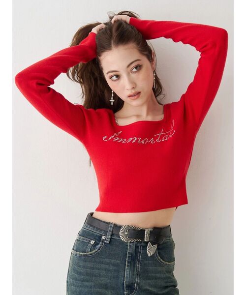 EVRIS（エヴリス）の「STONE CROSS MOTIF ピアス（ピアス（両耳用）・レディース・シルバー/ゴールド・FREE）」の7枚目の写真