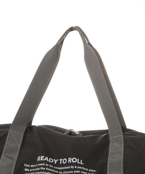 niko and...（ニコアンド）の「ニコロゴドラムバッグ２（トラベルグッズ・レディース・ブラック/アイボリー・XX-SMALL）」の17枚目の写真