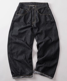 make a ray! | 【72】【PLES】ワンウォッシュ バレルレッグ ワイドデニム バギーパンツ【セットアップ可能】(デニムパンツ)