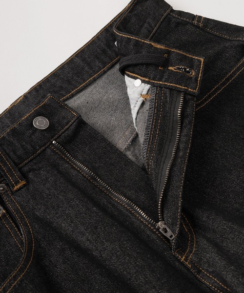make a ray!（メイク ア レイ！）の「【72】【PLES】ワンウォッシュ バレルレッグ ワイドデニム バギーパンツ【セットアップ可能】（デニムパンツ・メンズ・ブラック/ワンウォッシュ・M/L）」の7枚目の写真