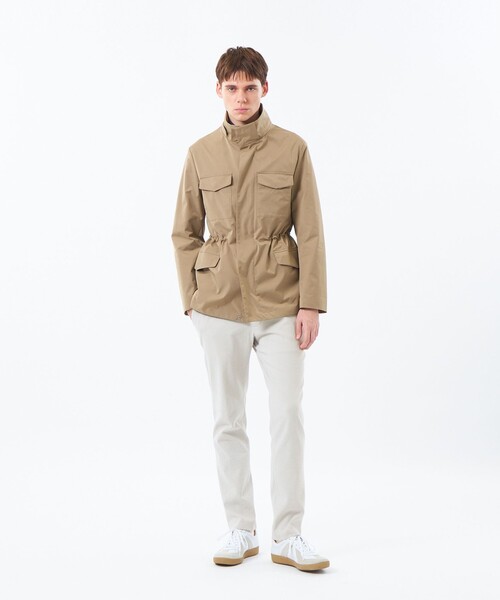 MACKINTOSH PHILOSOPHY(マッキントッシュ フィロソフィー)の「ツイルストレッチ BELFAST(ベルファスト)ミリタリーパーカ(ミリタリージャケット・メンズ・ベージュ系その他5/ブラック・38/40)」の5枚目の写真