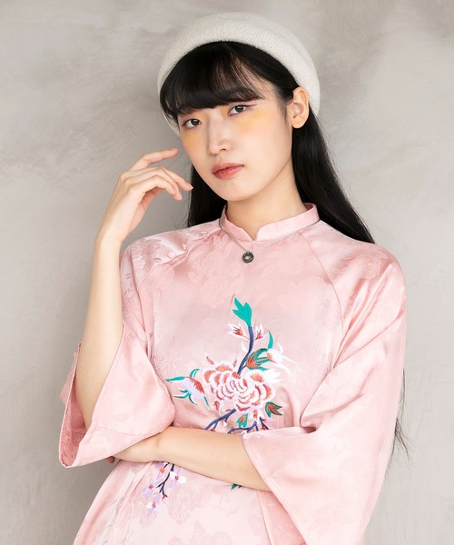 チャイハネ（チャイハネ）の「【チャイハネ】翡翠輪ネックレス（ネックレス・レディース・グリーン・FREE）」の5枚目の写真