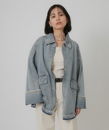 Floran | オーバーサイズ　デニムジャケット(デニムジャケット)