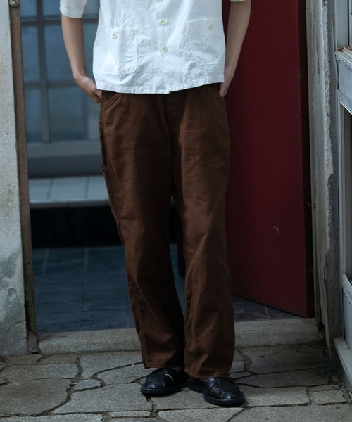 OMNIGOD womens / オムニゴッド] ツイル ルーズイージーペインター