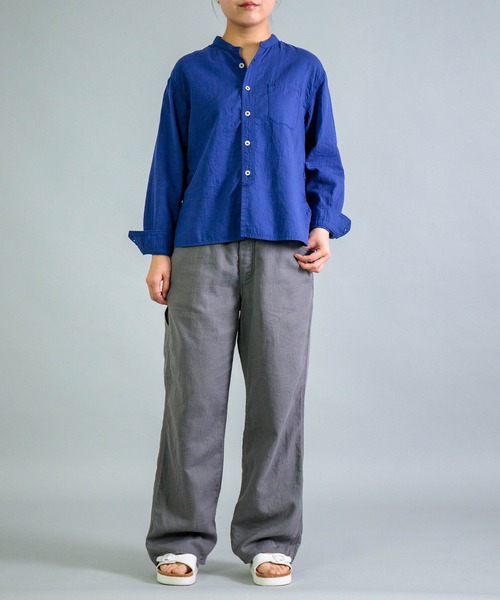 OMNIGOD（オムニゴッド）の「[OMNIGOD womens / オムニゴッド] 綿麻ツイル ルーズイージーペインターパンツ（その他パンツ・レディース・アイボリー/ブラウン/グレー・0/1）」の11枚目の写真