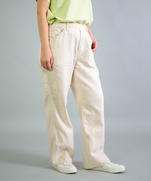 OMNIGOD womens / オムニゴッド] ツイル ルーズイージーペインター