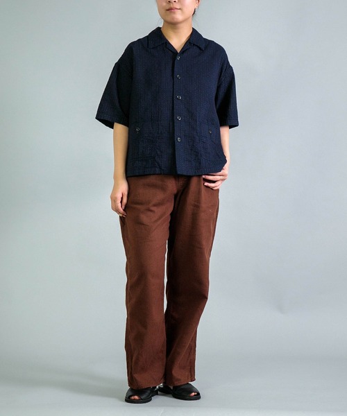 OMNIGOD womens / オムニゴッド] ツイル ルーズイージーペインター