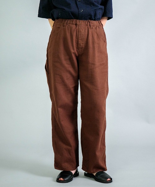OMNIGOD womens / オムニゴッド] ツイル ルーズイージーペインター