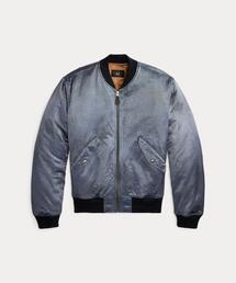 RRL（ダブル アール エル）の「エンブロイダリー サテン フライト ジャケット（ブルゾン）」