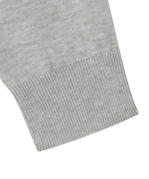 TOKYO SHIRTS（トウキョウシャツ）の「レース衿付き ニットプルオーバー（ニット/セーター・レディース・ライトグレー/ネイビー・M/L）」の7枚目の写真