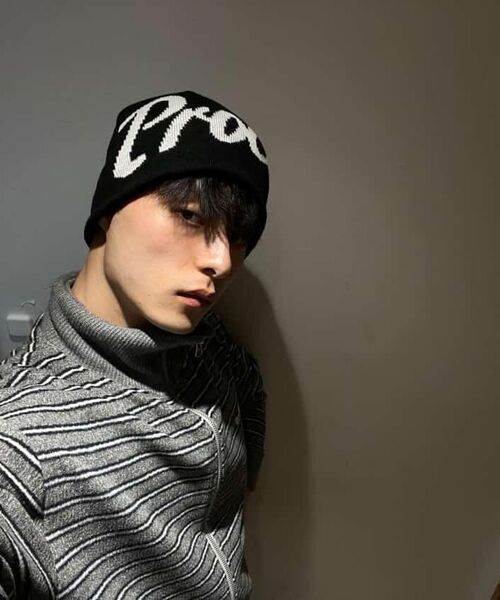 PROCESS（プロセス）の「Multi Stripe Knit Zip-up - Charchoal（カーディガン/ボレロ・メンズ・その他・FREE）」の5枚目の写真