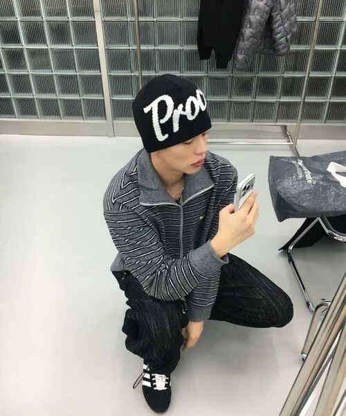 PROCESS（プロセス）の「Multi Stripe Knit Zip-up - Charchoal（カーディガン/ボレロ・メンズ・その他・FREE）」の6枚目の写真