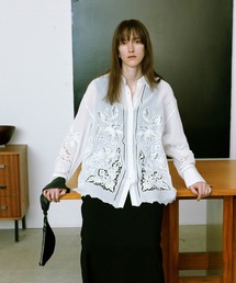 ADAM ET ROPE' | 【EMOELLE】エンブロイダリーシャツ(シャツ/ブラウス)